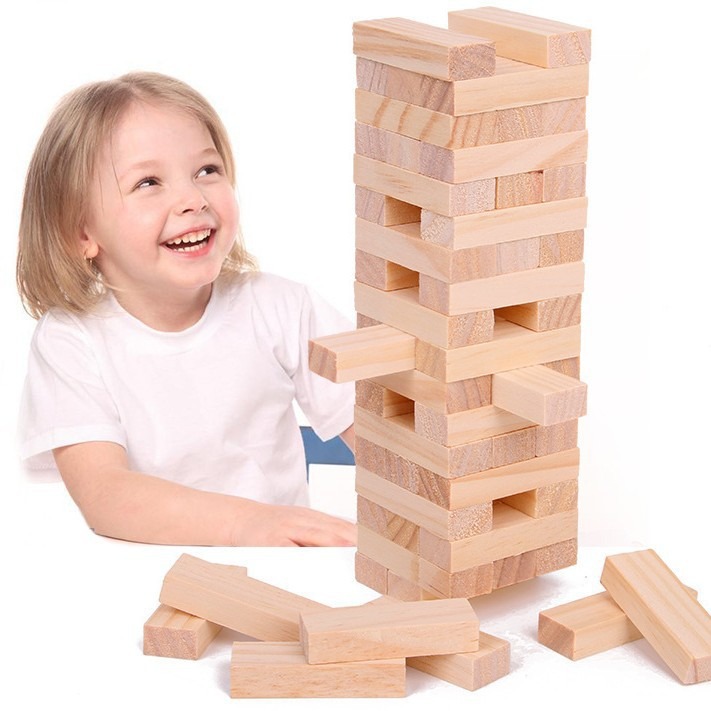 Kids Education Login - Natural Log Wooden Building Blocks Kindergarten