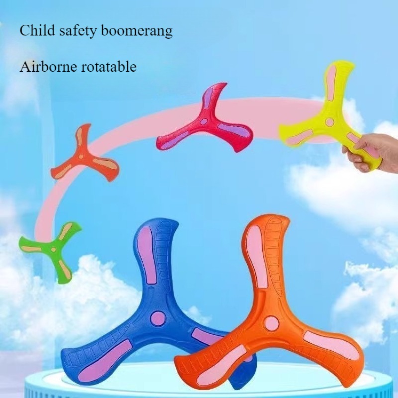 Kids Education Gift - Children Boomerang Soft Three-leaf Cross Adult-kids