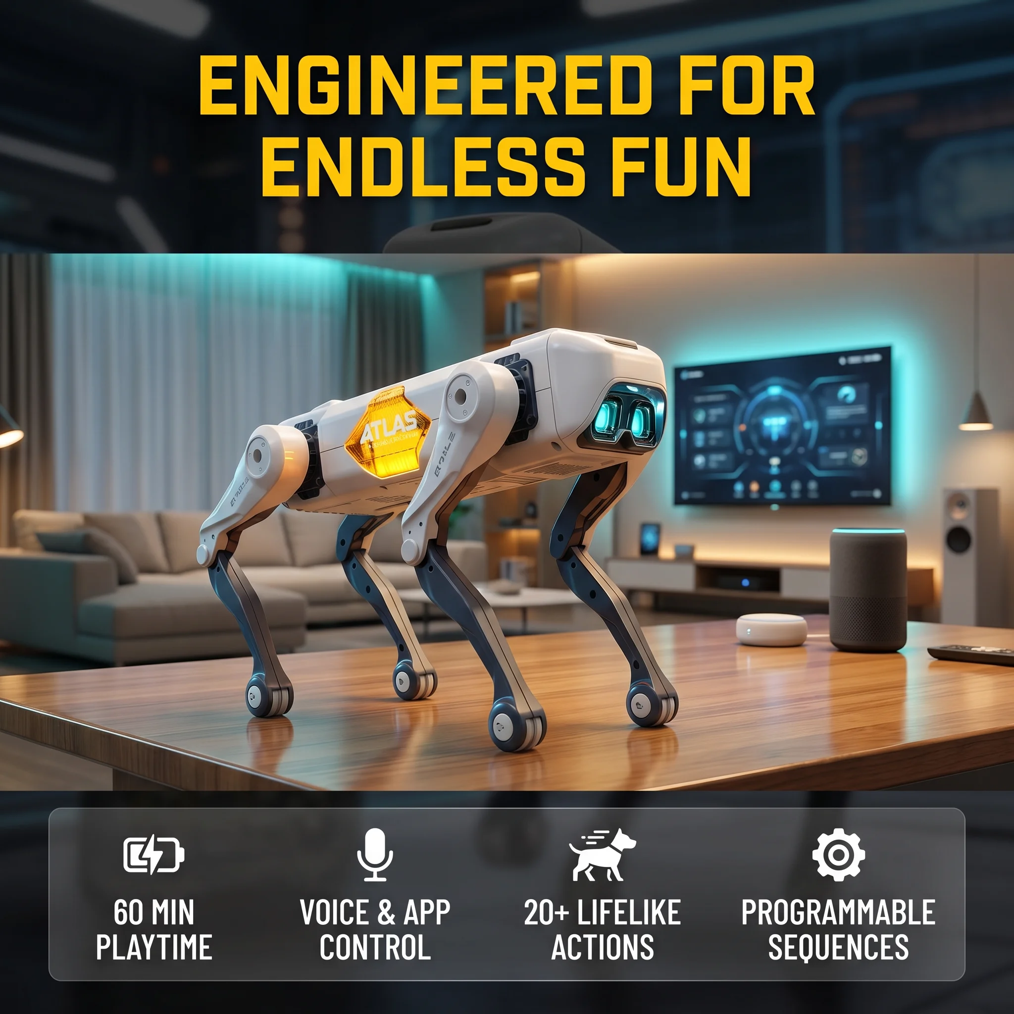 Kids Education And You - AI Smart Robot Dog, Voice &