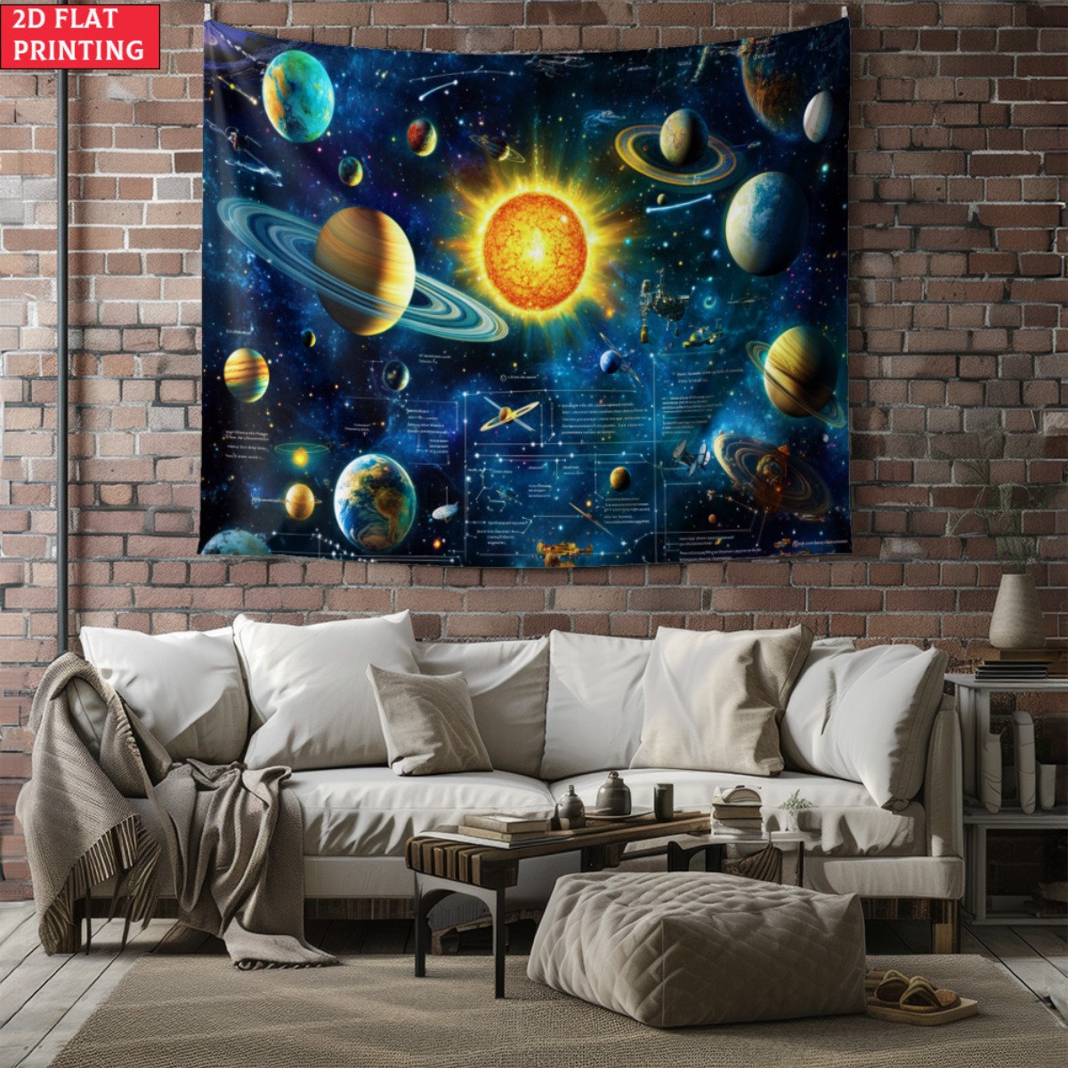 unframed Solar system planet t - Kids Education System review and price
