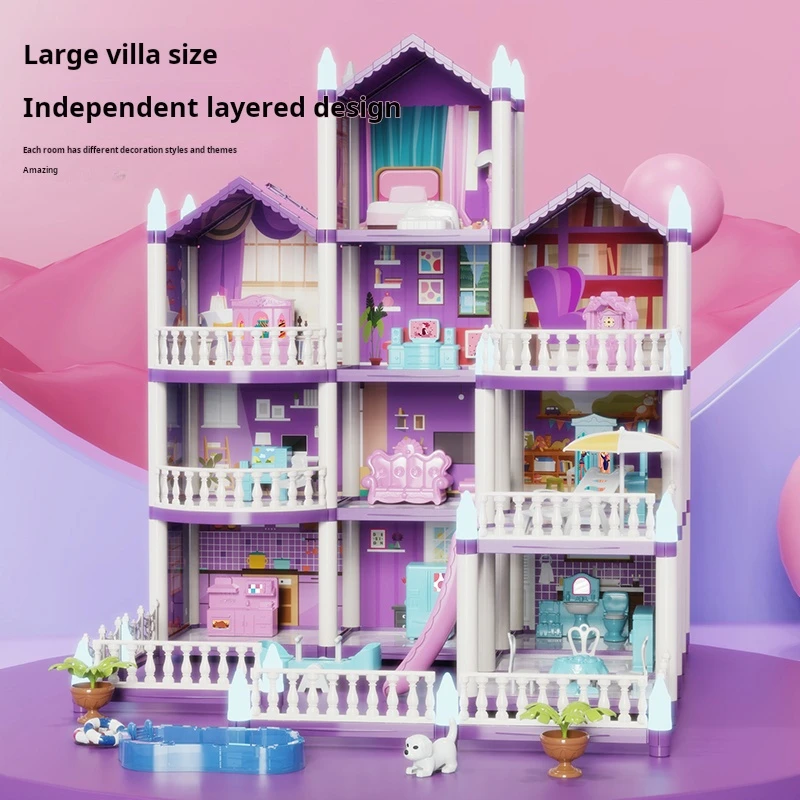 DIY Doll Houses Girls Castle A - Kids Education Images review and price