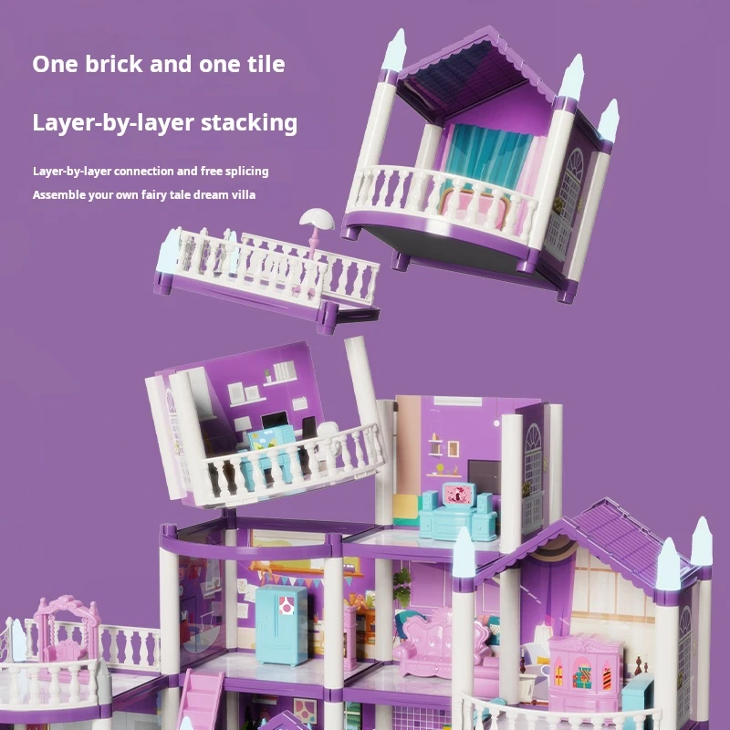 DIY Doll Houses Girls Castle A - Kids Education Images review and price