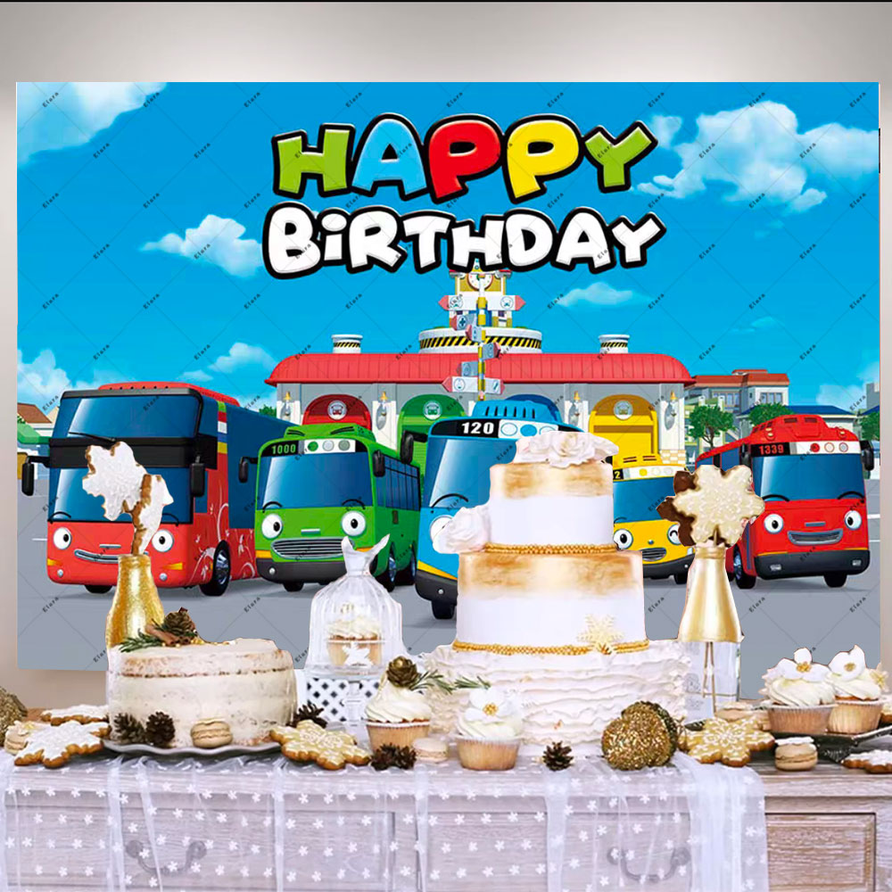 Cartoon Anime The Little Bus K - Kids Education Background review and price