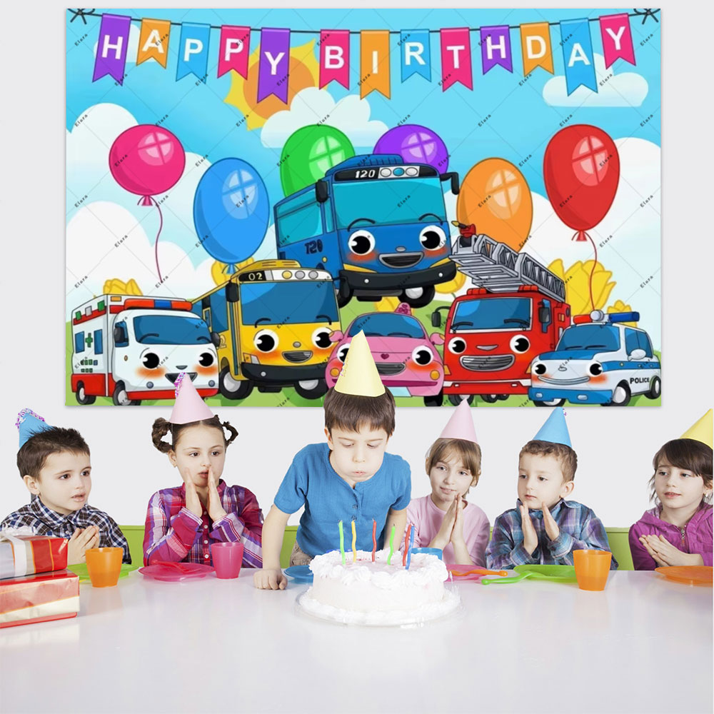 Cartoon Anime The Little Bus K - Kids Education Background review and price