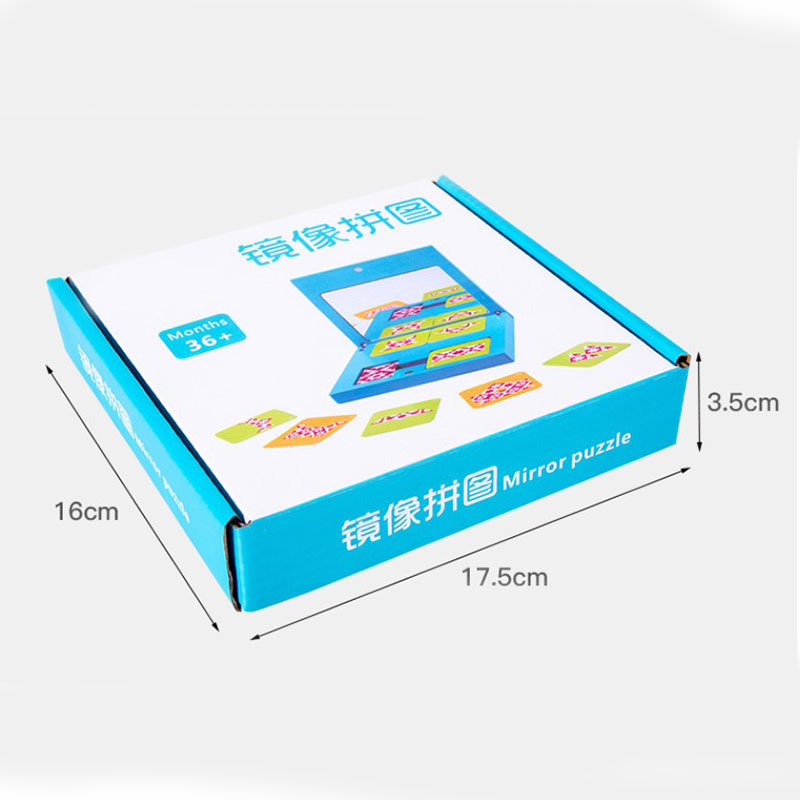 Mirror Image Puzzle Wooden Jig - Kids Education Images review and price