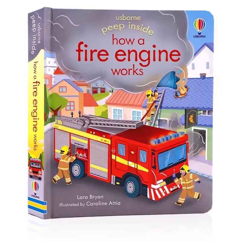 Usborne Peep Inside How A Fire - Kids Education And You review and price