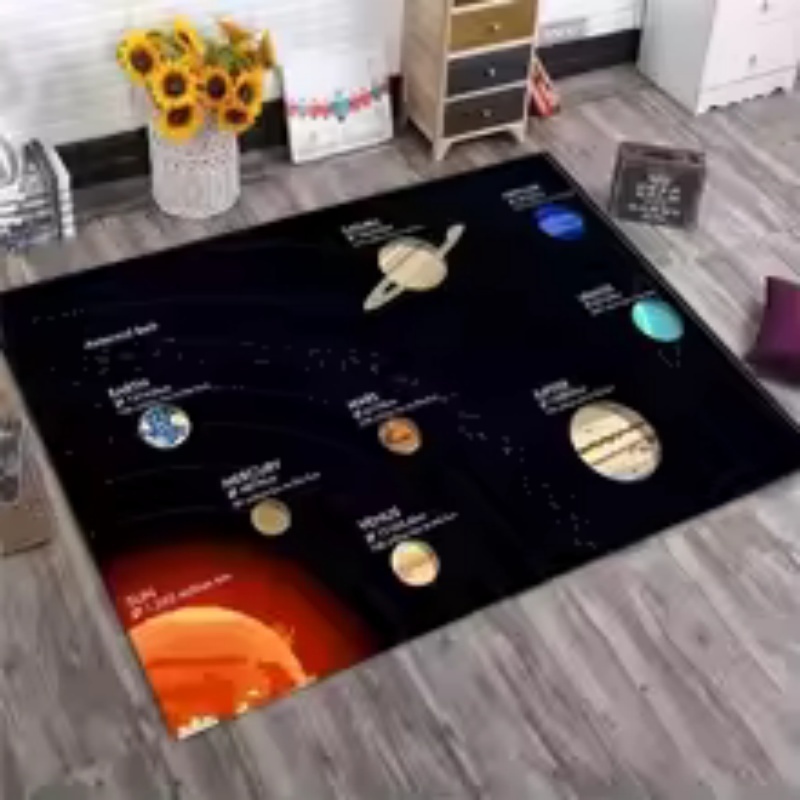 Black Background Solar System  - Kids Education Background review and price