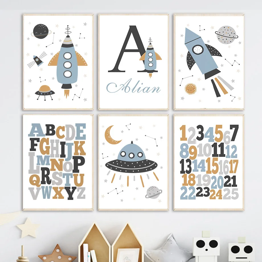 Custom Name Rocket Astronaut A - Kids Education System review and price