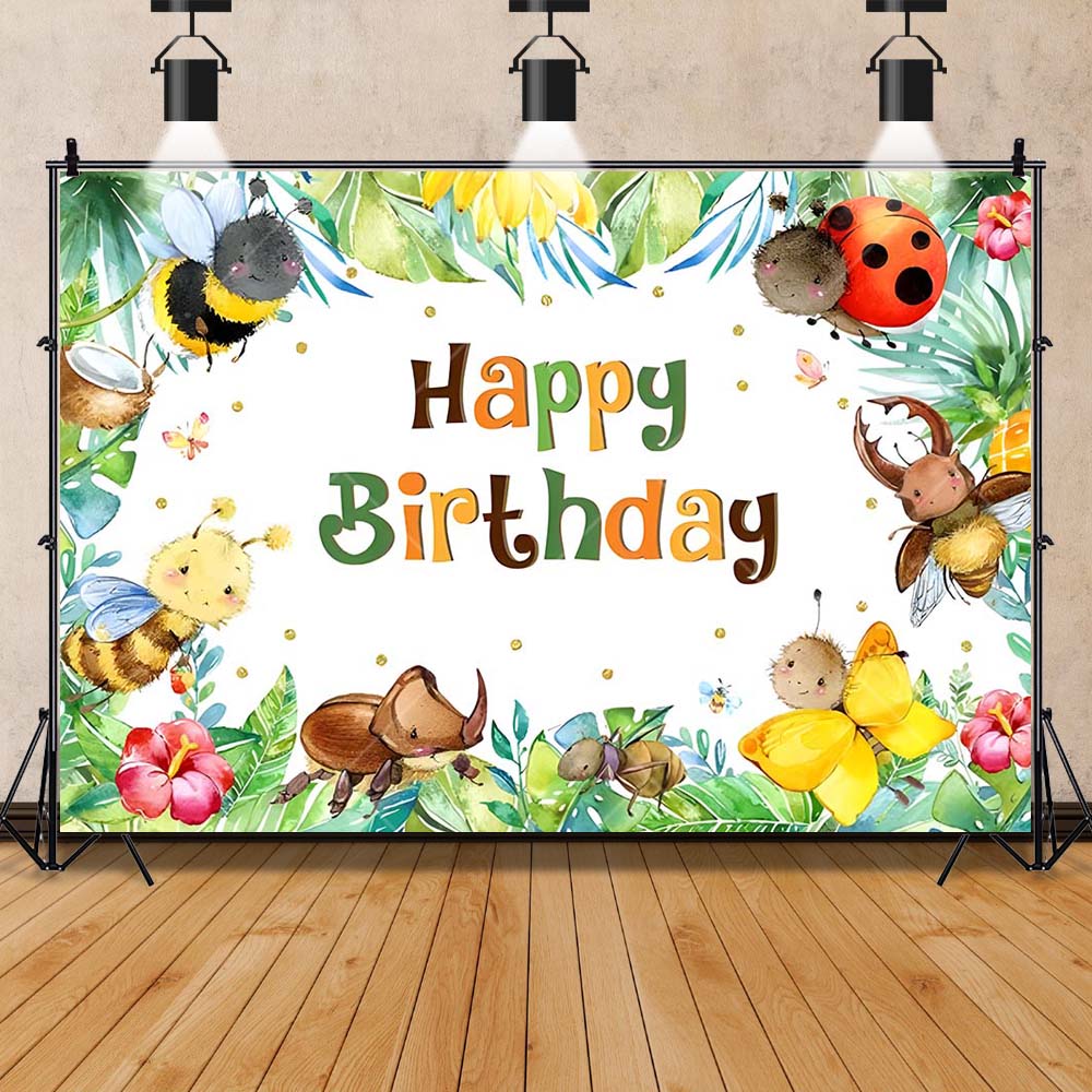 Cartoon Insect Party Early Edu - Kids Education Background review and price