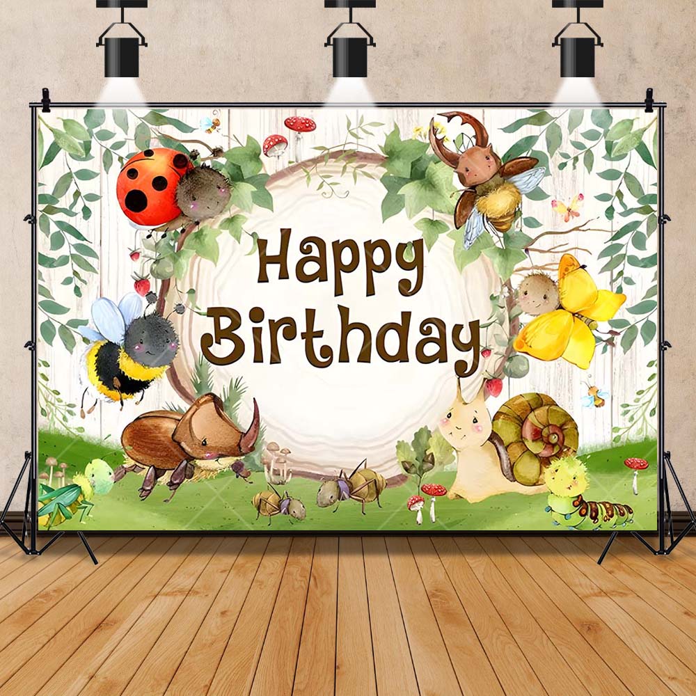 Cartoon Insect Party Early Edu - Kids Education Background review and price