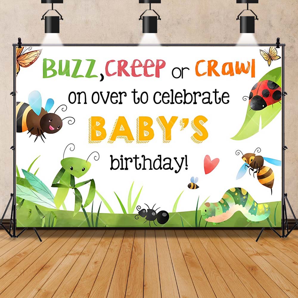 Cartoon Insect Party Early Edu - Kids Education Background review and price