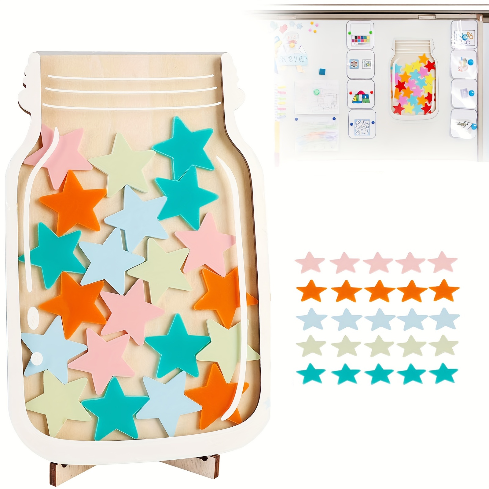 Magnetic Star Reward Jar, Clas - Kids Education System review and price