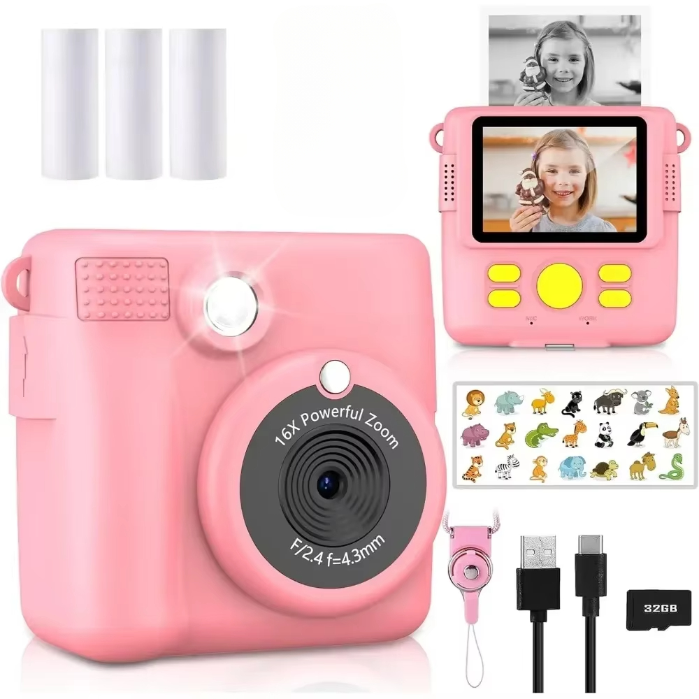Instant Print Camera for Kids, - Kids Education Images review and price