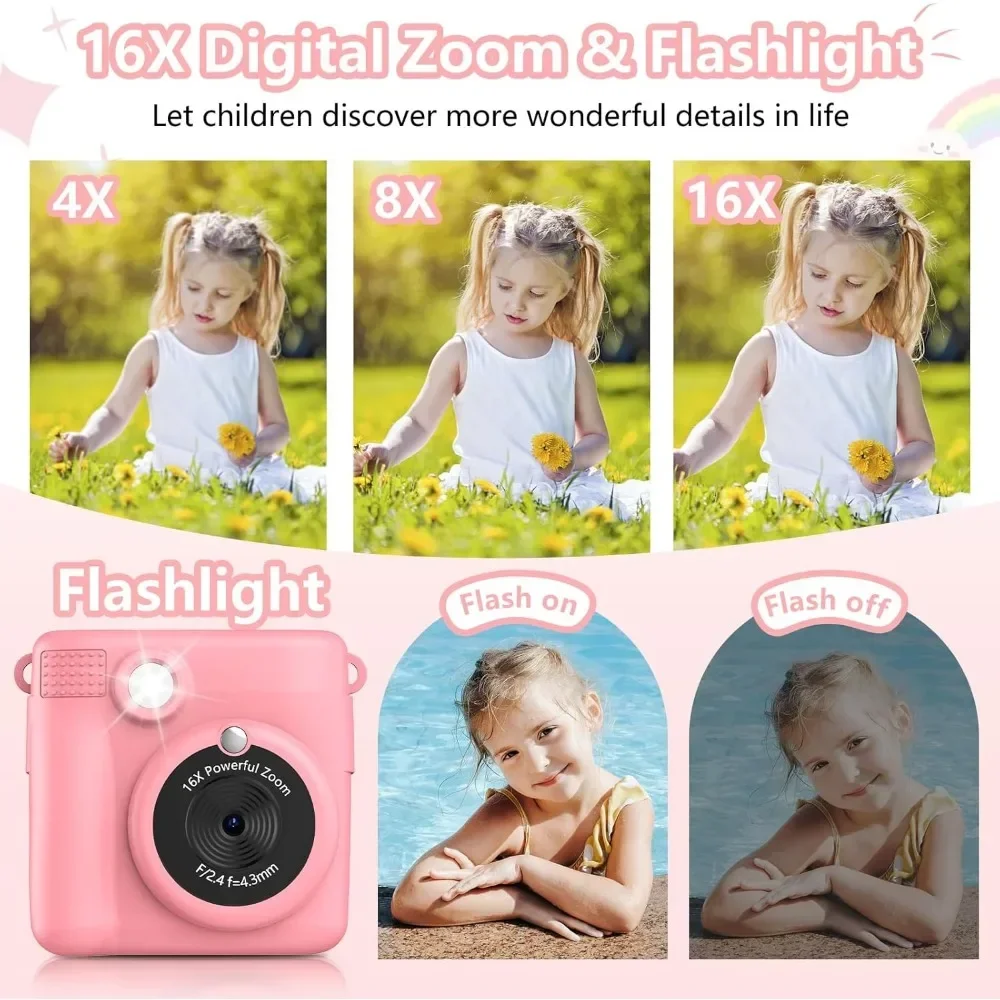 Instant Print Camera for Kids, - Kids Education Images review and price