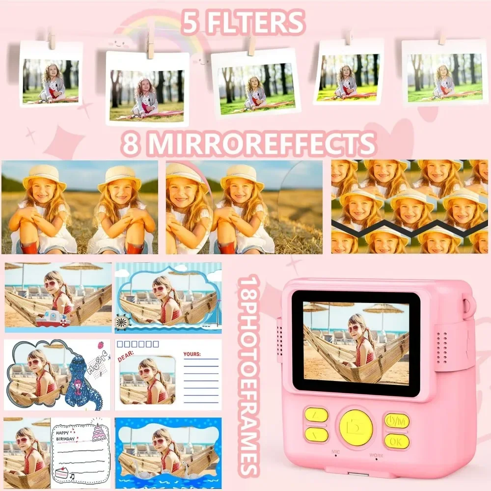 Instant Print Camera for Kids, - Kids Education Images review and price