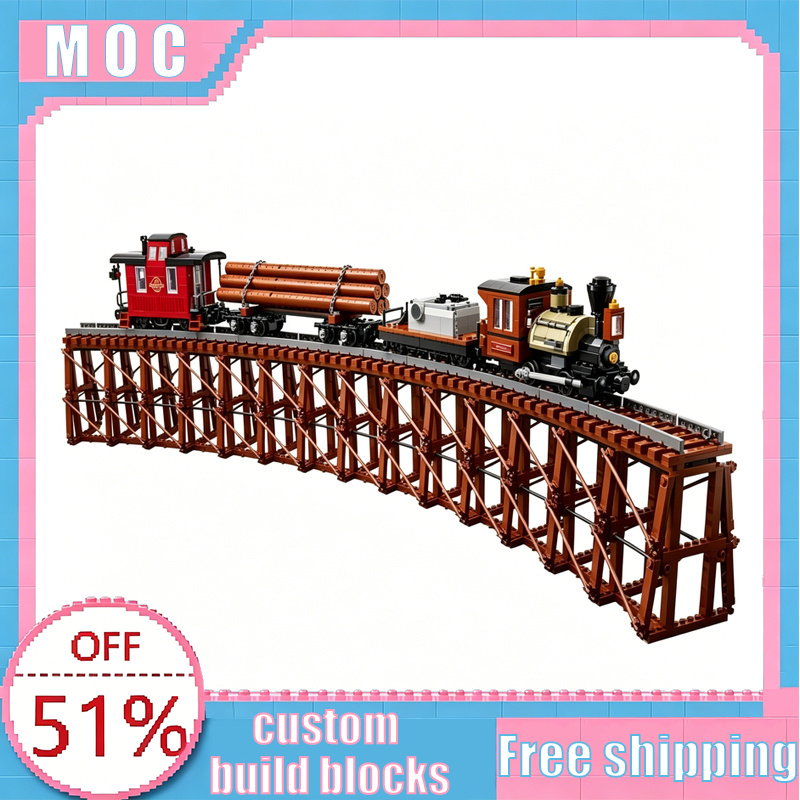 NEW 2731 Parts Logging Railway - Kids Education Login review and price