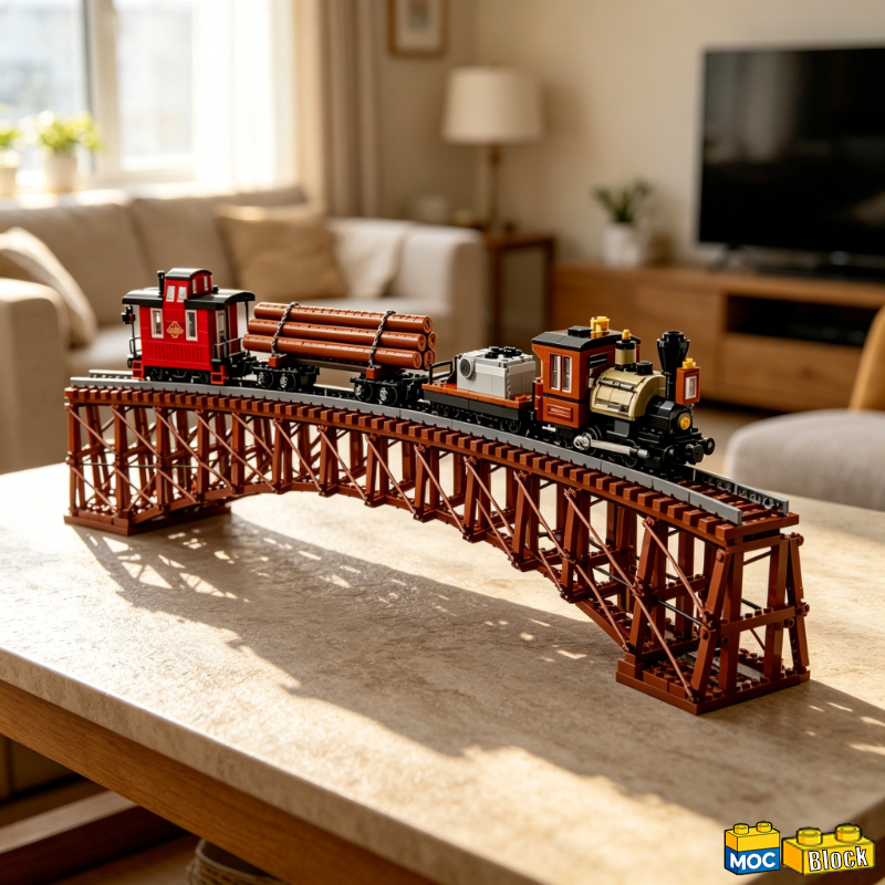 NEW 2731 Parts Logging Railway - Kids Education Login review and price