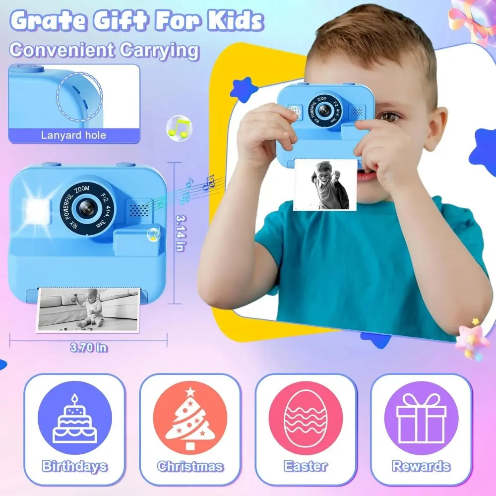 Kids Camera Instant Print 32G  - Kids Education Images review and price