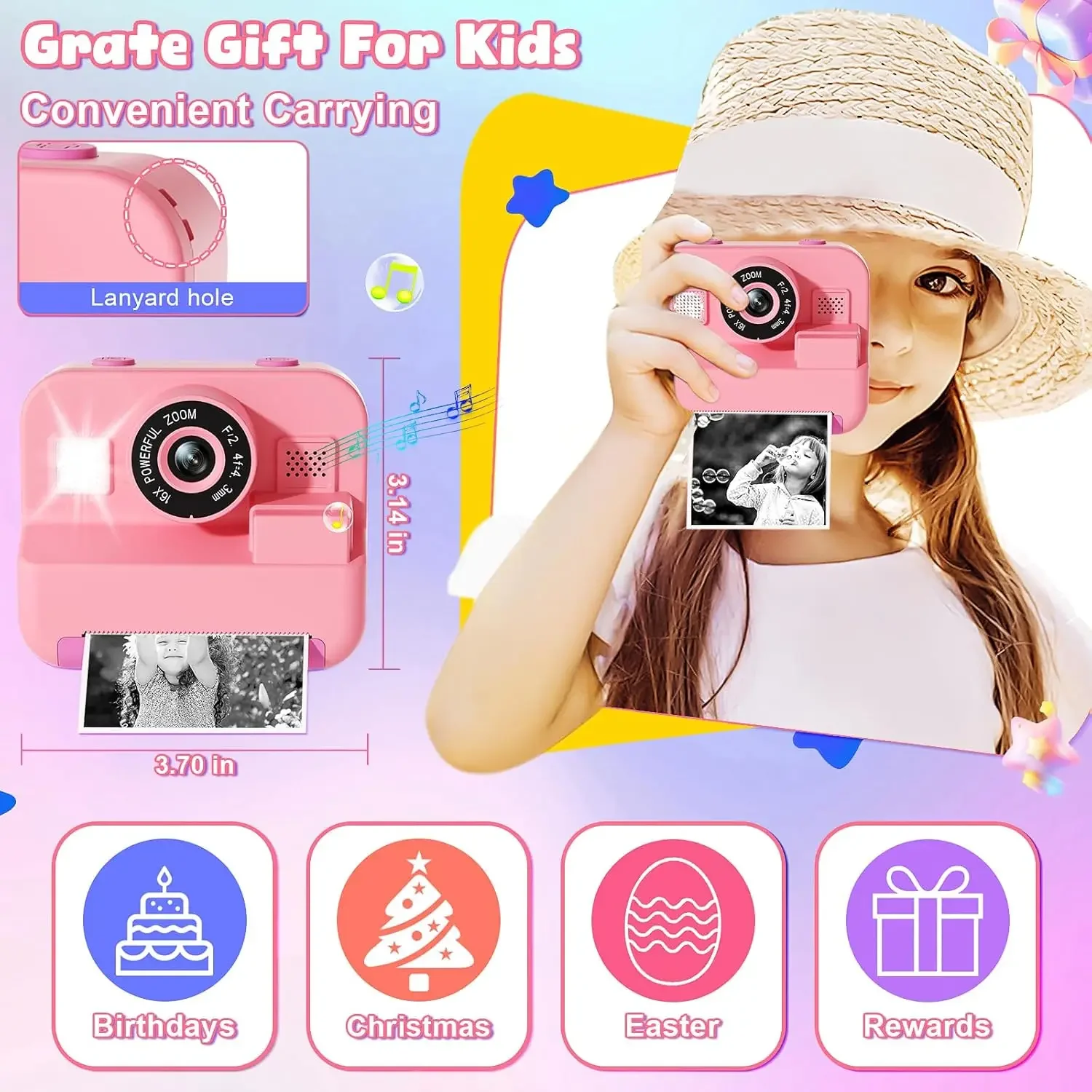 Digital Children Camera, Insta - Kids Education Images review and price