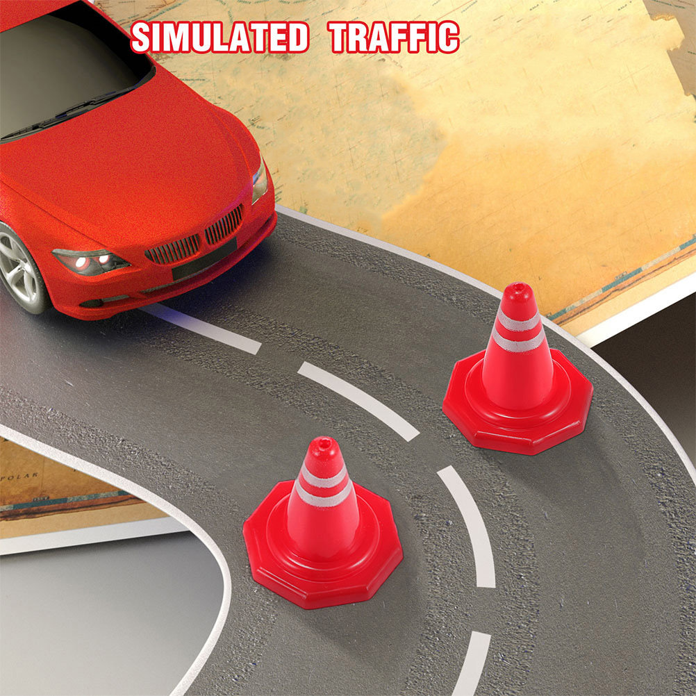 24Pcs Mini Traffic Cones Red P - Kids Education And You review and price
