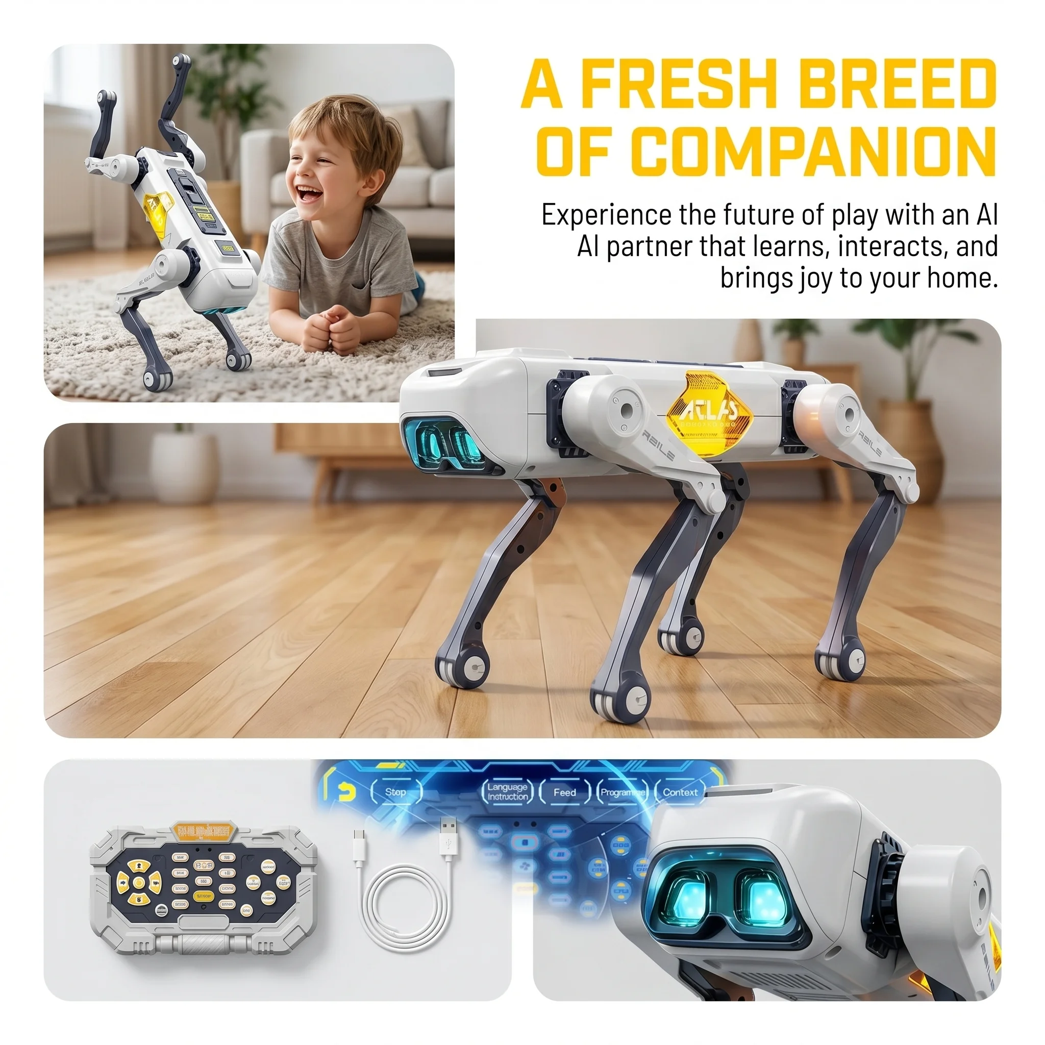 AI Smart Robot Dog, Voice & AP - Kids Education And You review and price