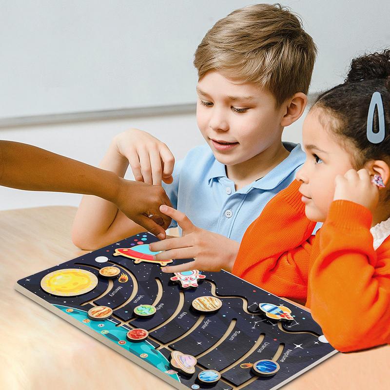 Solar System Model Board Woode - Kids Education System review and price