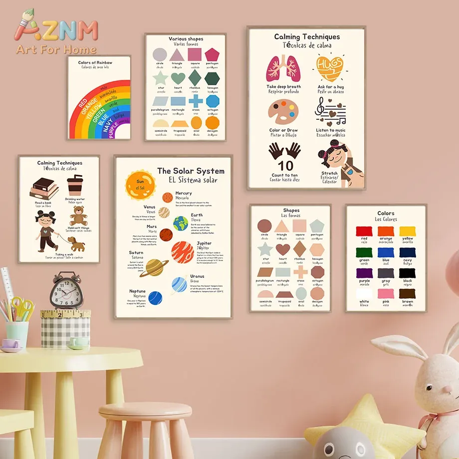 AZNM Bilingual Spanish English - Kids Education System review and price