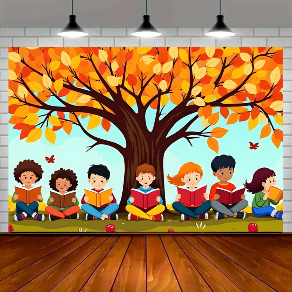 World Autumn Reading Day Party - Kids Education Background review and price