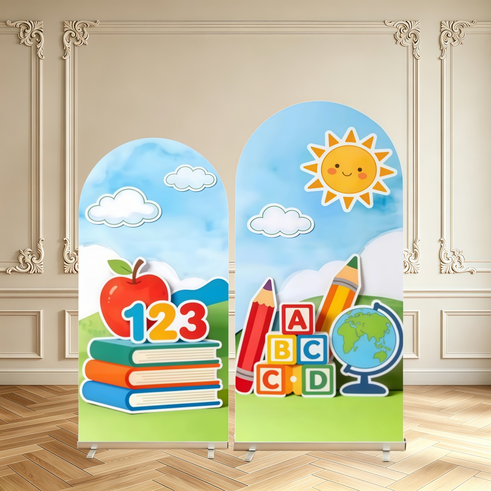 Back To School Decor Arch Back - Kids Education Background review and price